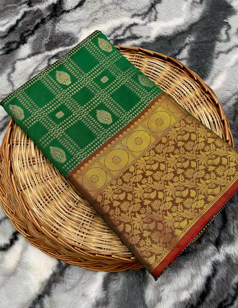 Sari Collection "PRACHI" Vert