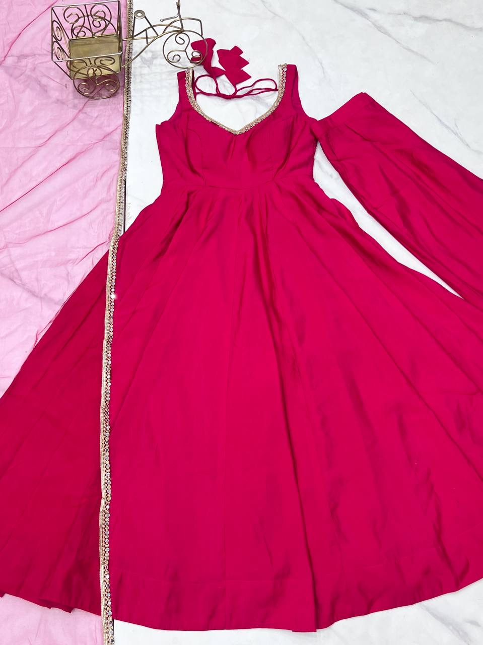 Anarkali Collection "SaÏda" - Rose