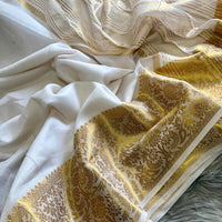 Sari en coton de soie "Assam"