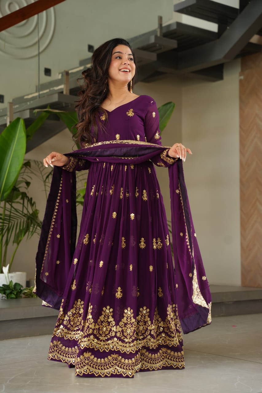 Anarkali Collection "Katalya" - Mauve