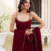 Anarkali Collection "Mugdha"  - Rouge bordeaux