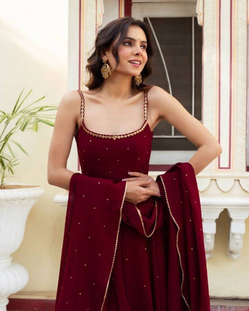 Anarkali Collection "Mugdha"  - Rouge bordeaux