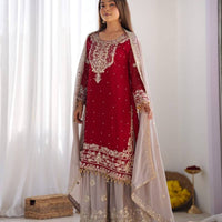 Punjabi Collection "Poujvali" - Rouge