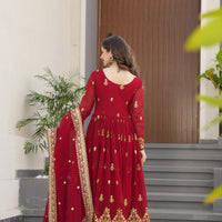 Anarkali Collection "Katalya" - Rouge bordeaux