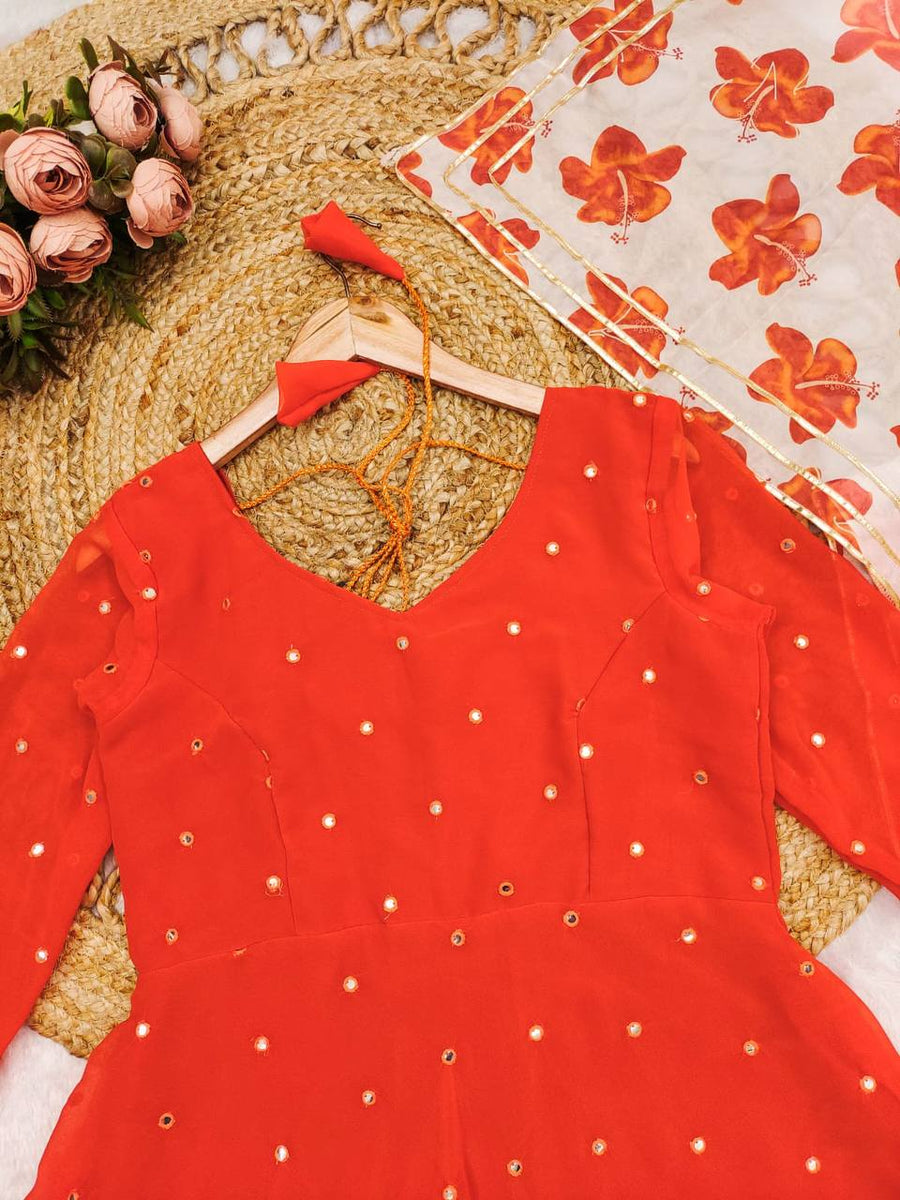 Anarkali Collection "Santiaguy" - Orange