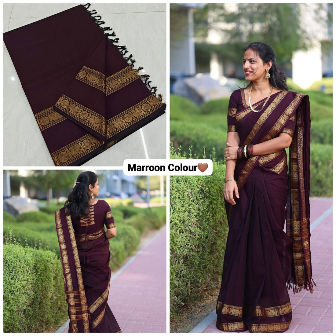 OFFRE SPÉCIALE - Sari Collection KANCHI COTON