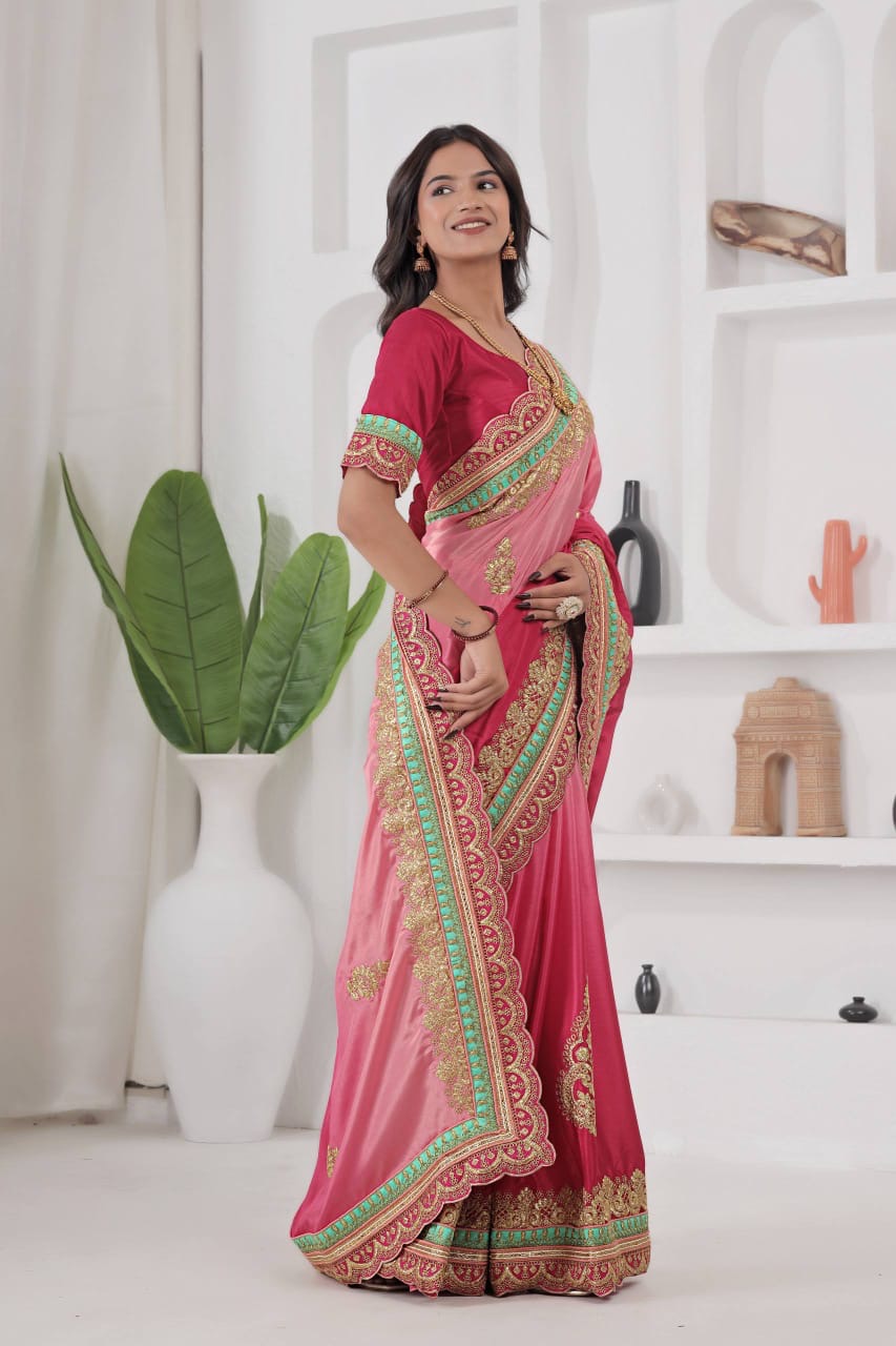 Sari "Livanee" -Rose