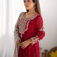 Punjabi Collection "Poujvali" - Rouge