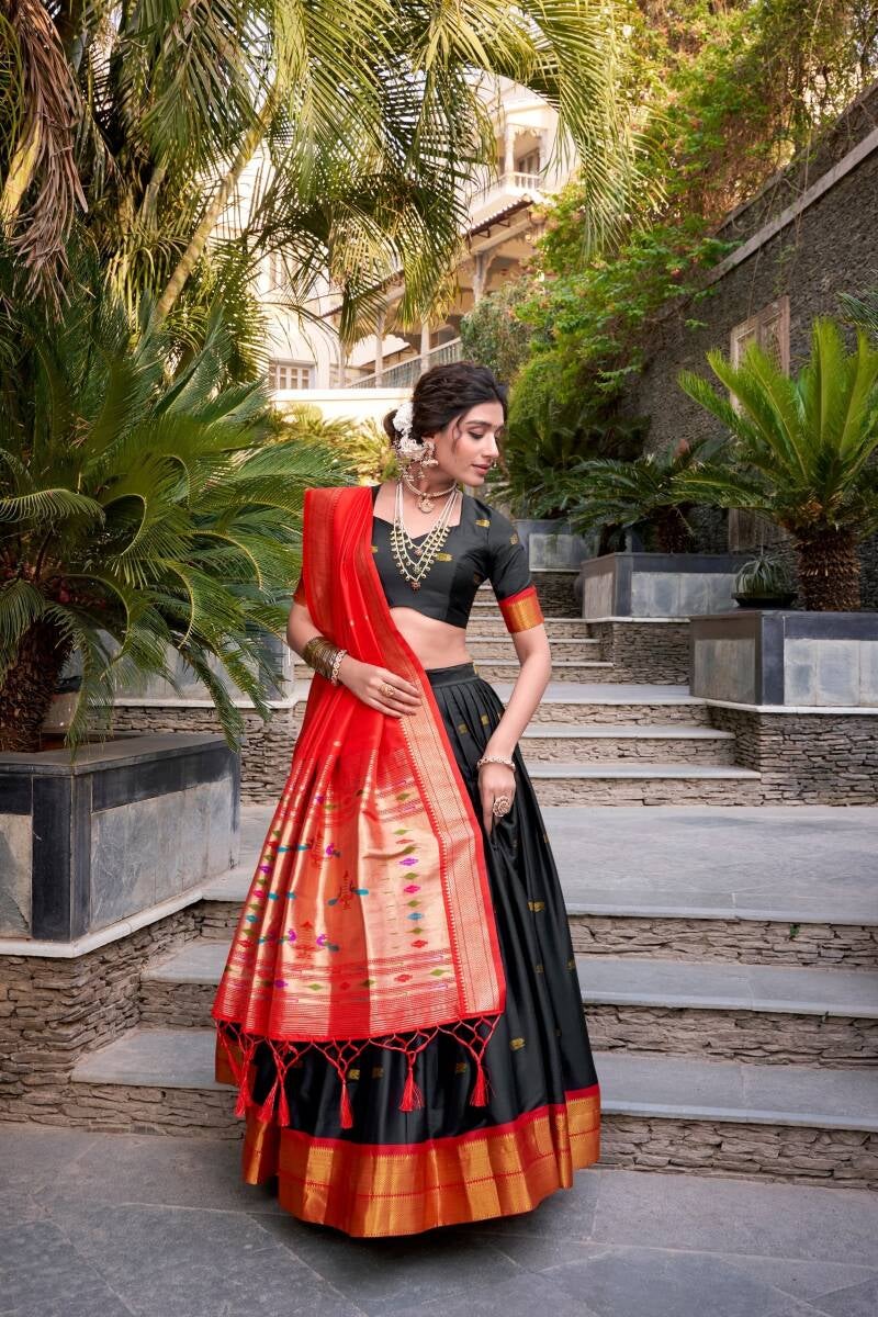 Lehenga collection "Mirudha" - Noir