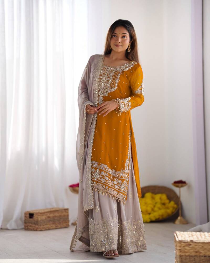 Punjabi Collection "Poujvali" - Jaune