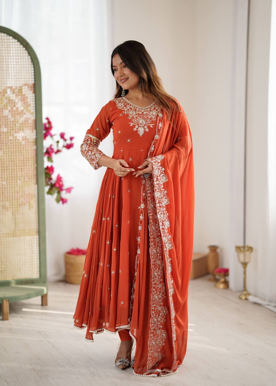Anarkali Collection "Indrya" - Orange