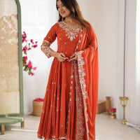 Anarkali Collection "Indrya" - Orange