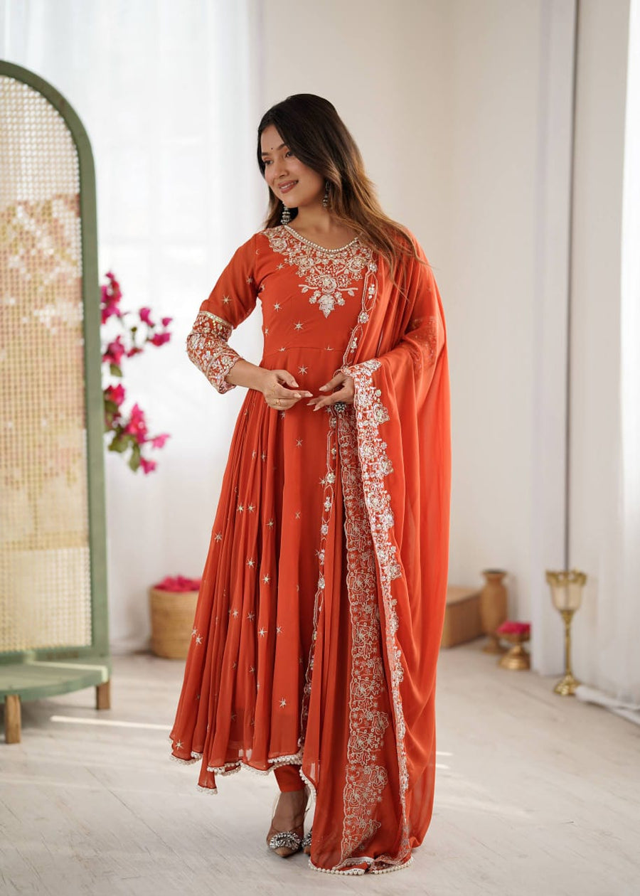 Anarkali Collection "Indrya" - Orange