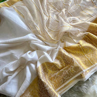Sari en coton de soie "Assam"
