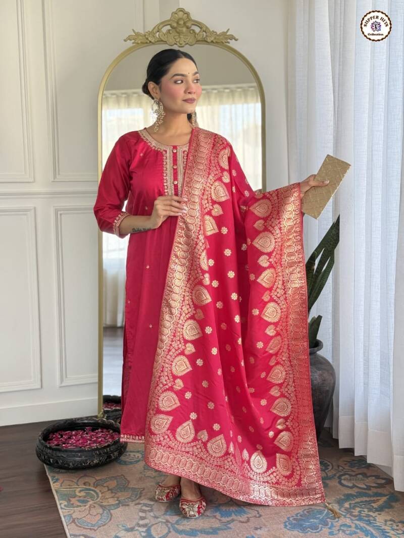Punjabi Collection "Seera" - Rouge