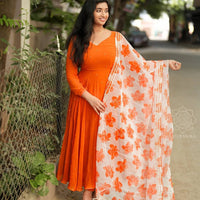 Anarkali Collection "Santiaguy" - Orange