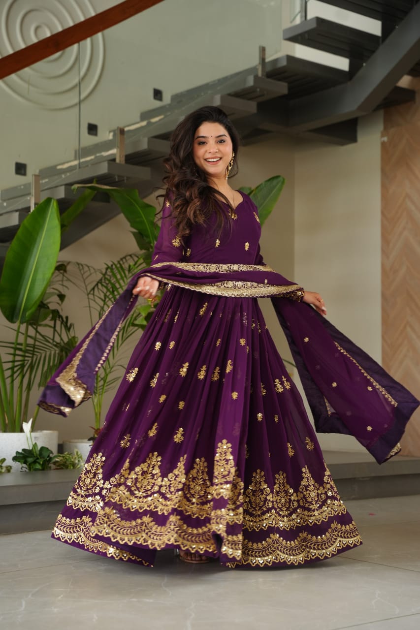 Anarkali Collection "Katalya" - Mauve