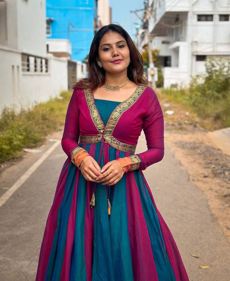 Robe Collection "Surya" Bleu