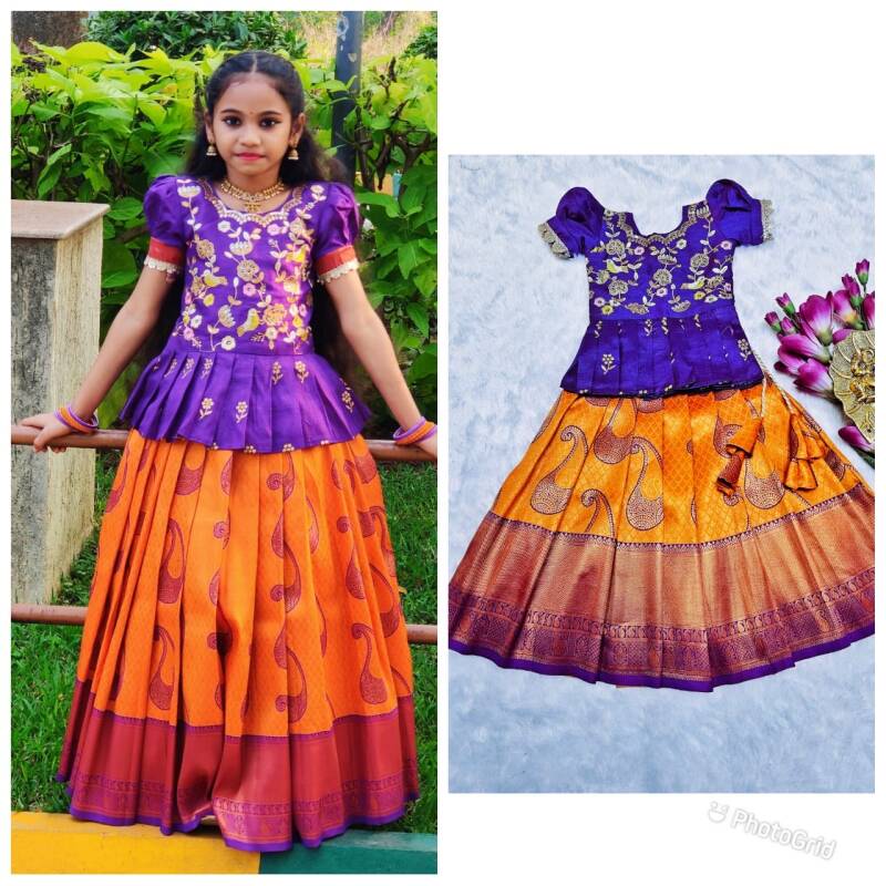 Lehenga Fille collection "Ashwani" Violet