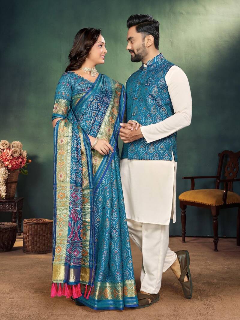 Combo "Couple de rêve" - Bleu paon