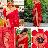 Saris "Tendance mix" rouge 1
