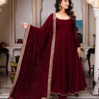 Anarkali Collection "Sajani"  - Rouge bordeaux