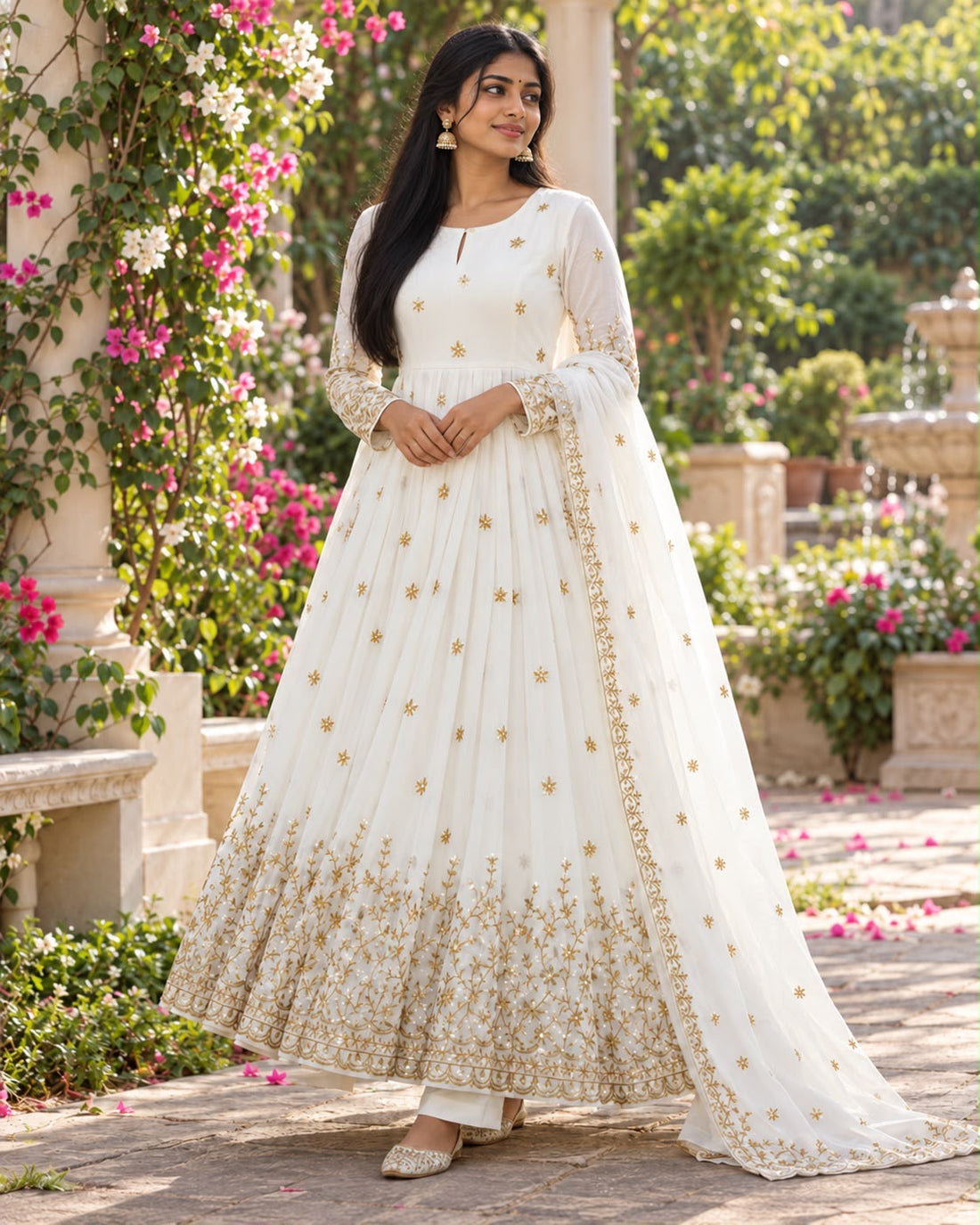 Anarkali Collection "Lighty" - Blanc