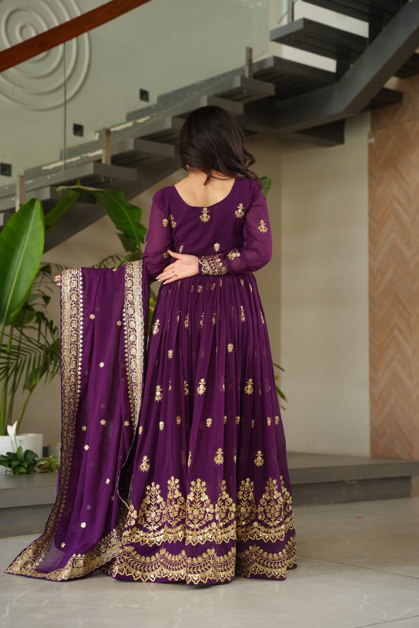 Anarkali Collection "Katalya" - Mauve