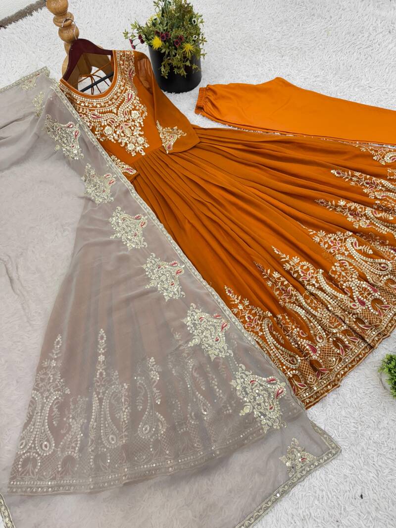 Robe "Ishika" - Jaune moutarde