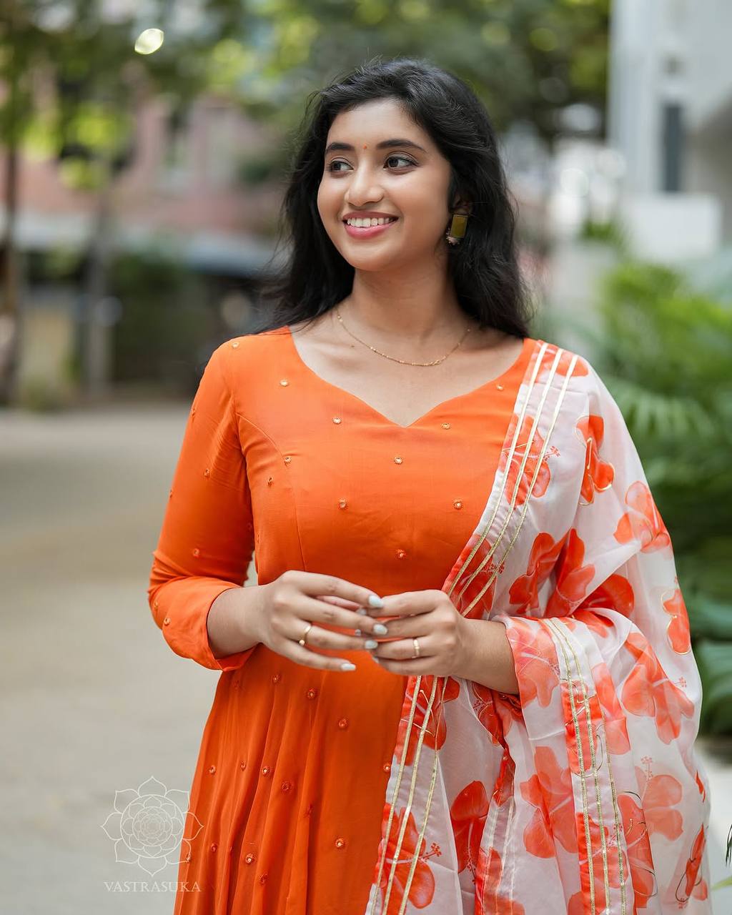 Anarkali Collection "Santiaguy" - Orange