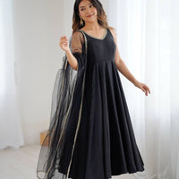 Anarkali Collection "SaÏda" - Noir