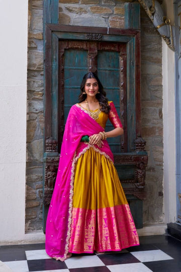 Lehenga collection "Tarika" - Jaune