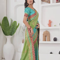 Sari "Livanee" - Vert