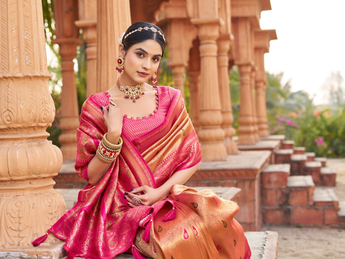 Sari "Shubharambh" - Orange