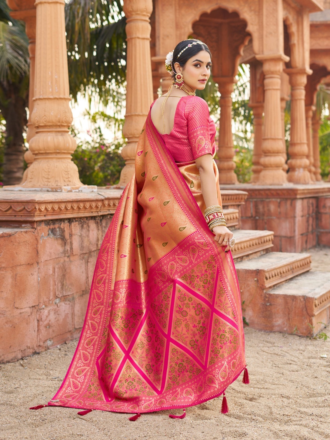 Sari "Shubharambh" - Orange