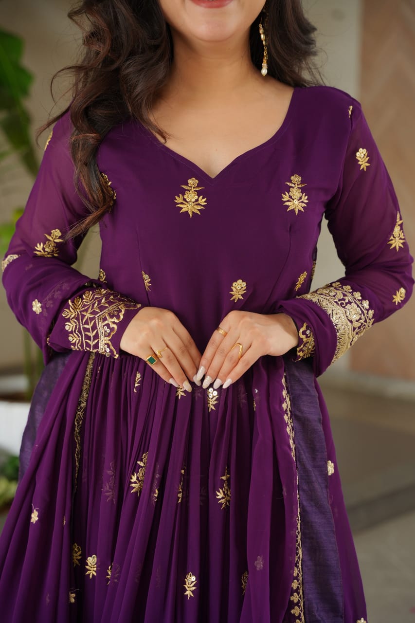 Anarkali Collection "Katalya" - Mauve