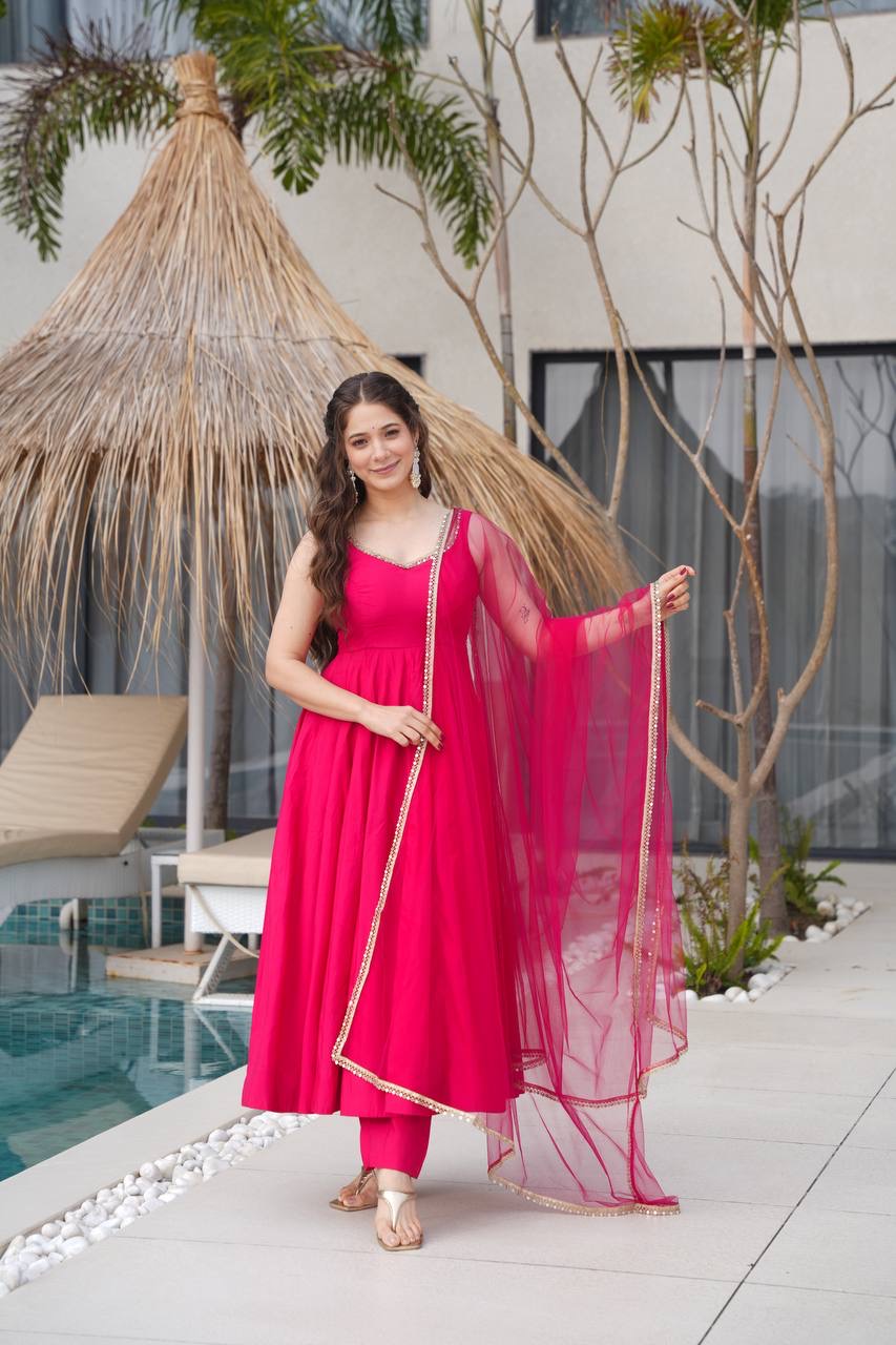 Anarkali Collection "SaÏda" - Rose
