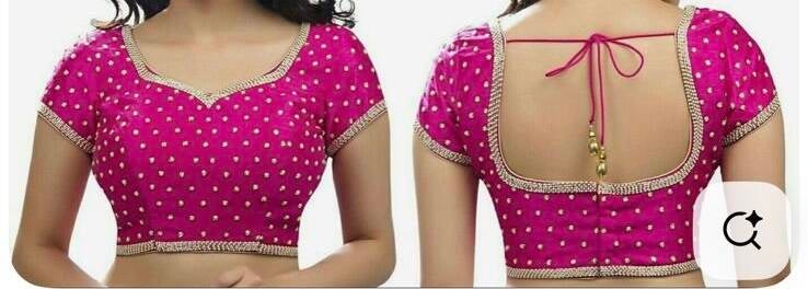 Sari "Shakila" - Vert bouteille