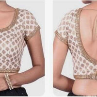 Sari "Shakila" - Vert bouteille