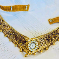 Ceinture sari doré design 3