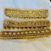 Ceinture sari doré design 3
