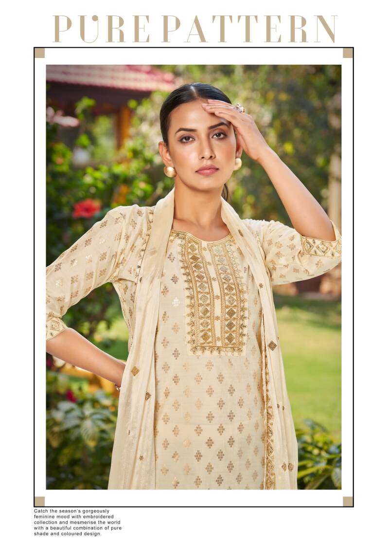 Punjabi Collection "Manaat" - Beige