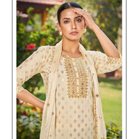 Punjabi Collection "Manaat" - Beige