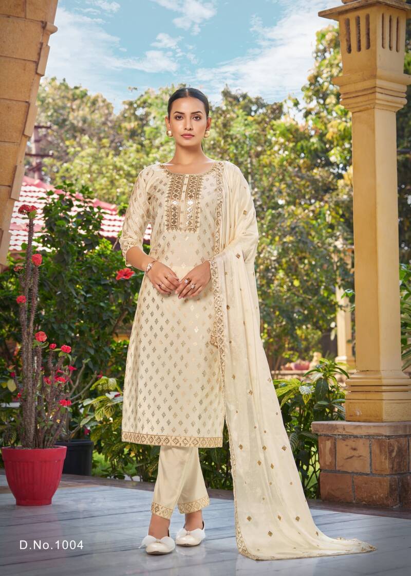 Punjabi Collection "Manaat" - Beige
