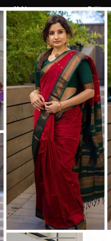 Sari traditionnel Rouge