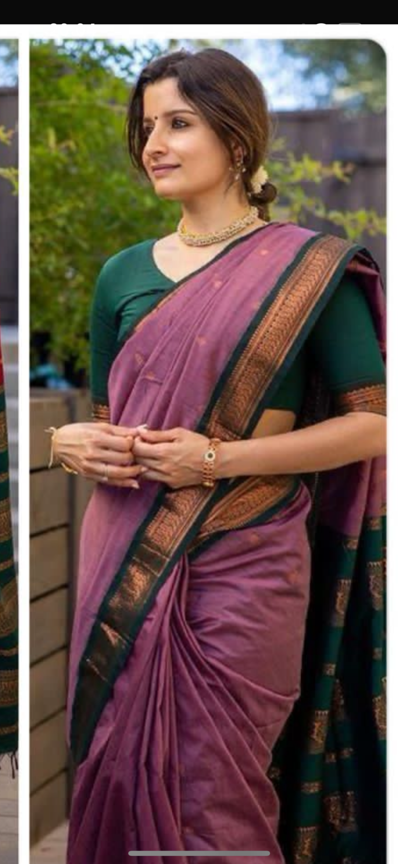 Sari traditionnel Parme