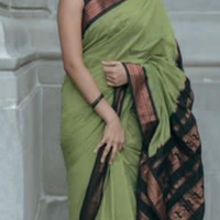 Sari traditionnel Vert