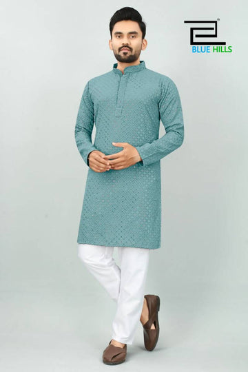 Kurta "Desi Boys" - Vert menthe