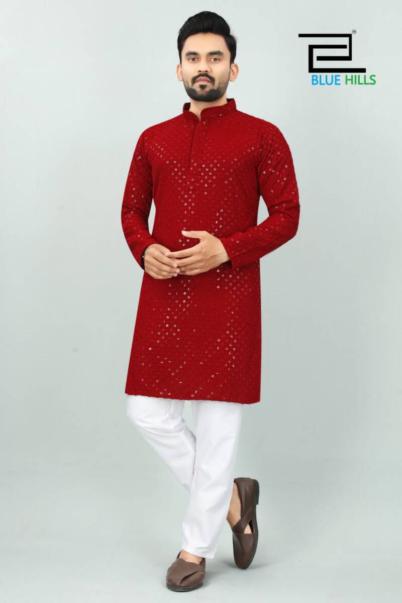Kurta "Desi Boys" - Bordeaux