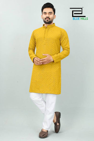 Kurta "Desi Boys" - Jaune